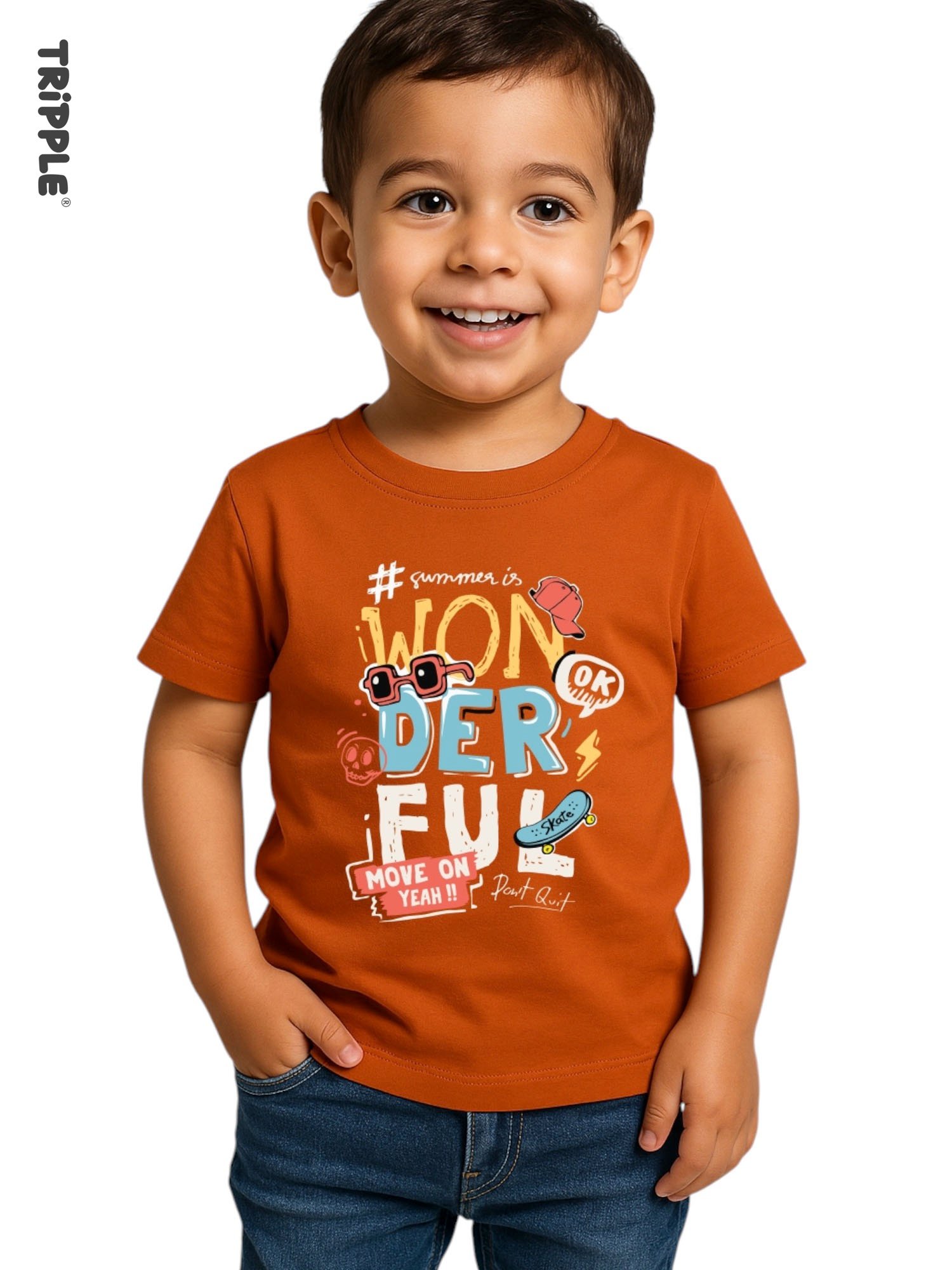 100% Cotton Printed T-Shirt 30594