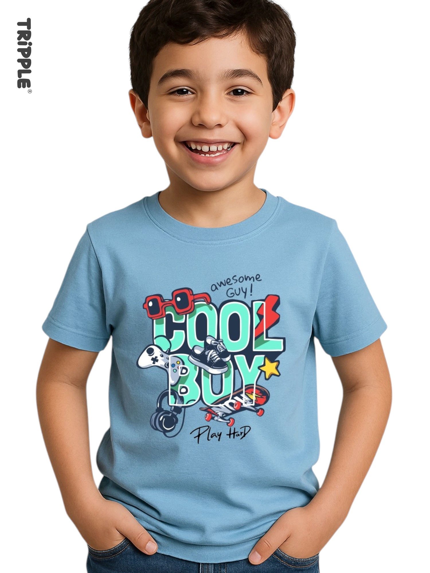 100% Cotton Printed T-Shirt 30609
