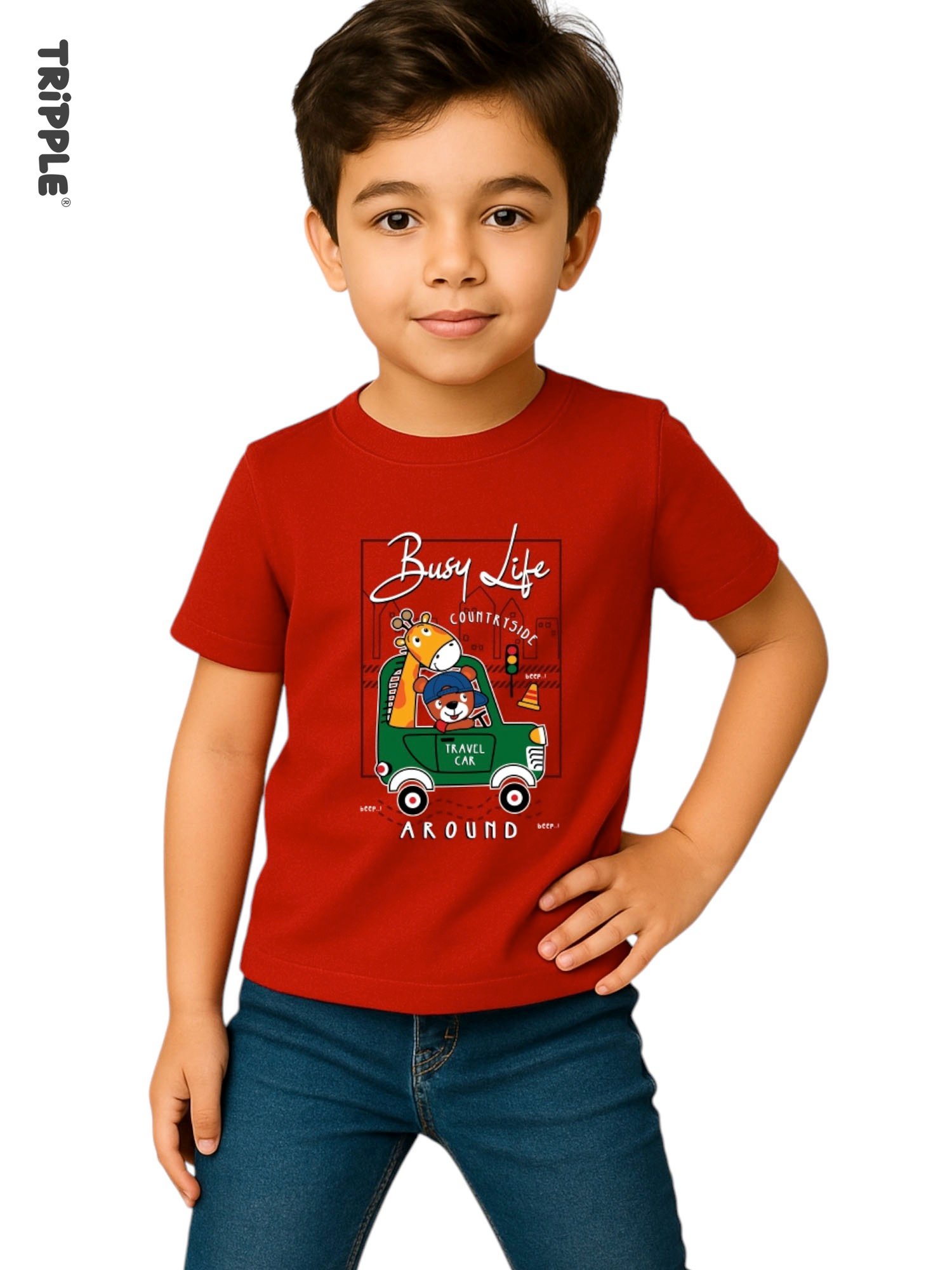 100% Cotton Printed T-Shirt 30631